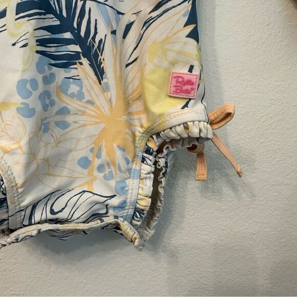 Ruffle Butts One Piece Rash Guard swimsuit - Picture 8 of 9